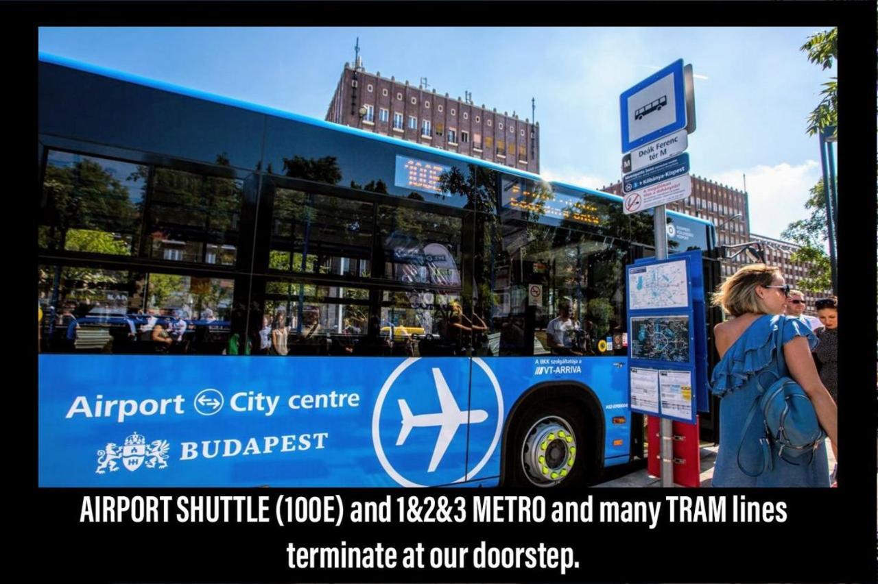 Economy Downtown Design Apartments - Free Parking - Balcony - Super Puplic Transport - Ac Budapest Esterno foto